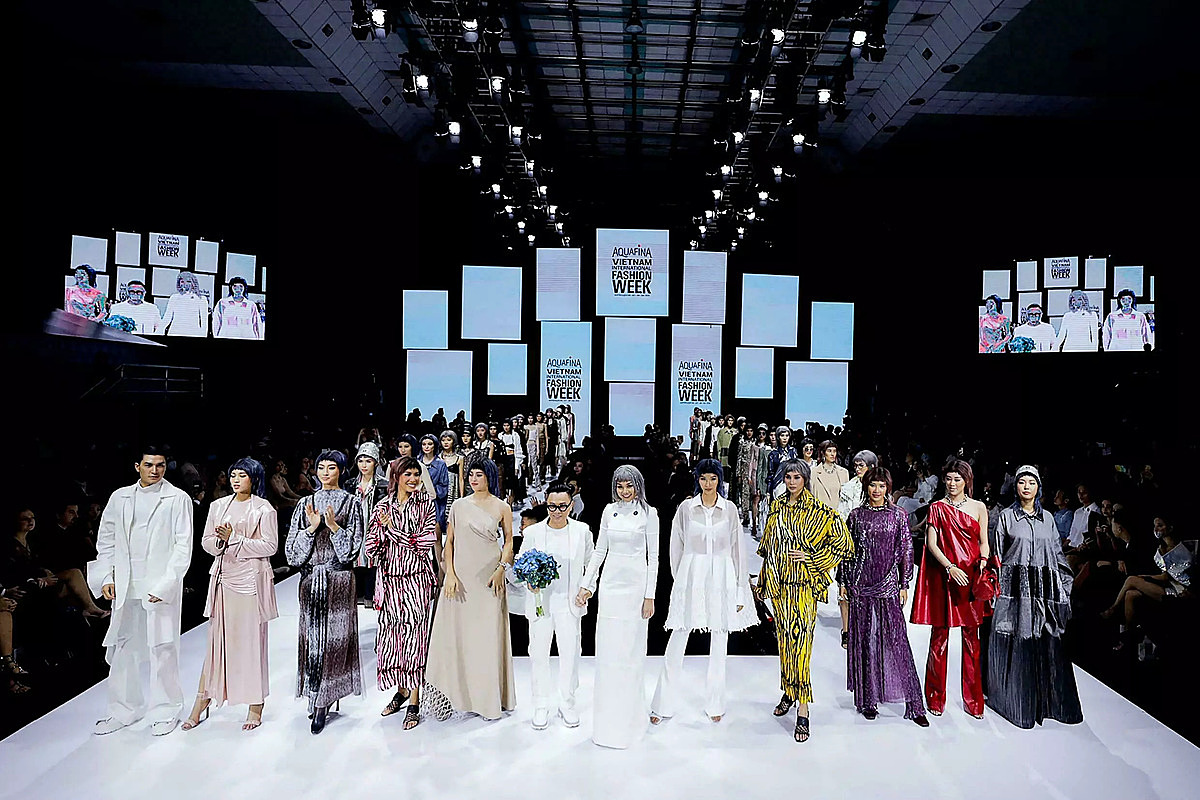 While the nations textile factories have hit the headlines this year over struggles to fulfill orders for global clothing giants such as Nike and Gap amid a brutal Covid-19 wave, young designers are ready to reclaim the Made in Vietnam label Handout. Courtesy of Cong Tri/AFP