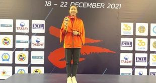 Vietnamese martial artist clinches triple gold at Asian karate tournament