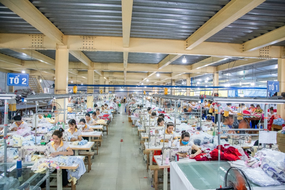 A Babeenis factory in Long Bien district, Hanoi. Photo by Babeeni