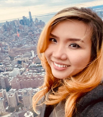 Duong Khanh is in New York in December 2021. Photo courtesy of Duong Khanh.