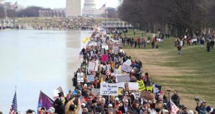 Thousands march in Washington against Covid vaccine mandates