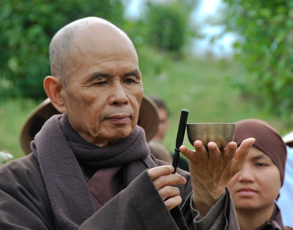 Zen Master Thich Nhat Hanh at Plum Village in France, 2009. Photo by Plum Village