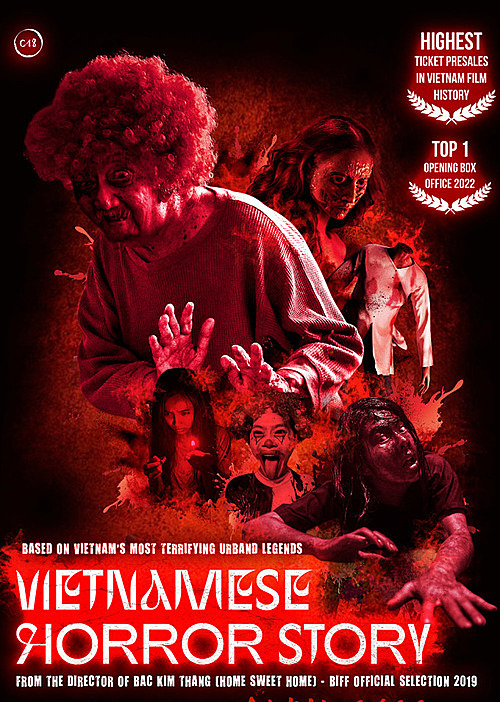 A promotional poster for Vietnamese Horror Story for international market. Photo by Production Q