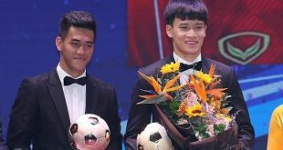 Young star midfielder wins Vietnam Golden Ball 2021