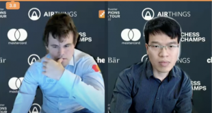 Vietnamese GM knocked out of online tournament by chess king Carlsen