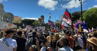 New Zealand protesters rally against Covid curbs for a fifth day