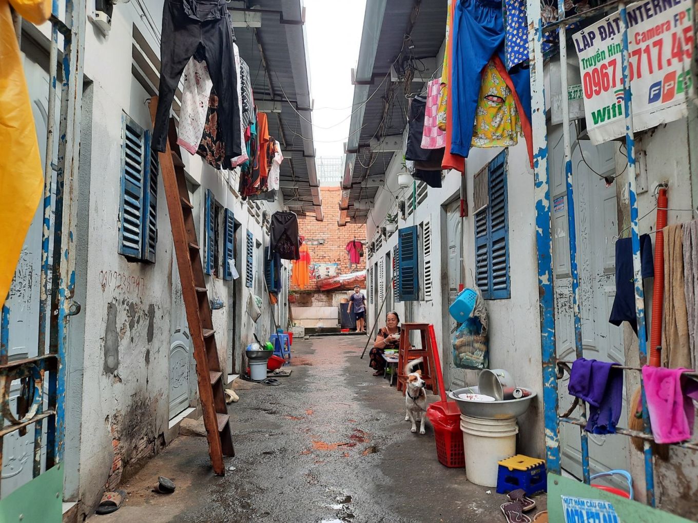 Workers’ houses in Linh Xuan ward, Thu Duc, HCMC. Photo by VnExpress/Le Tuyet