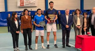 Tennis ace claims second place at French tournament