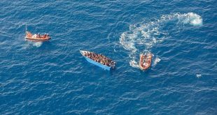 Ship rescues 128 migrants, finds two dead in Mediterranean