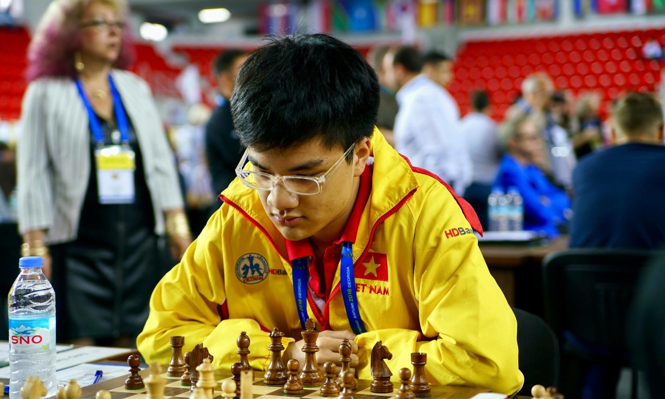 Nguyen Anh Khoi is considered a great chess talent in Vietnam, but he is slowing down in recent years. Photo by VnExpress/Lam Minh Chau