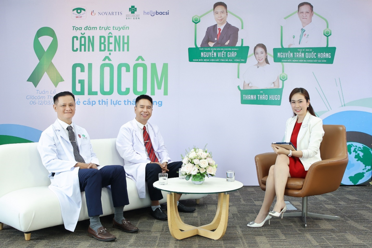 Online seminar Glaucoma - The silent thief of sight was organized on Mar.12. Photo by Norvartis