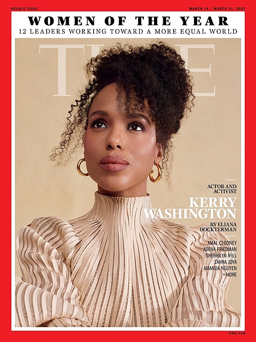 Kerry Washington is featured on the cover of the Time magazine as one of its Women of the Year. Photo courtesy of Daria Kobayashi Ritch for Time