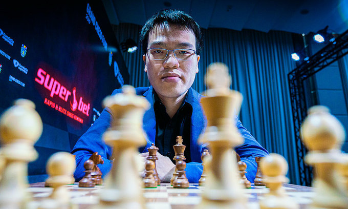 Vietnams top chess player Le Quang Liem. Photo by Grand Chess Tour