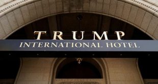 With US approval, Trump name to come down from landmark Washington hotel