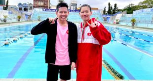 Star swimmer returns to competition after int'l retirement