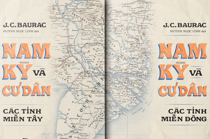 The two covers of JC Bauracs book, when placed side by side, make a map of the South of the 19th century. Ange Eugène Nicolaï - deputy governor of Cochinchina in the period 1897-1898 once commented on the book: I have read and re-read his book over and over again. The smallest details have been captured and presented with the vibrancy and conviction of those who have witnessed, participated (...) as well as the progress achieved and then found the point of attraction for readers for his works.