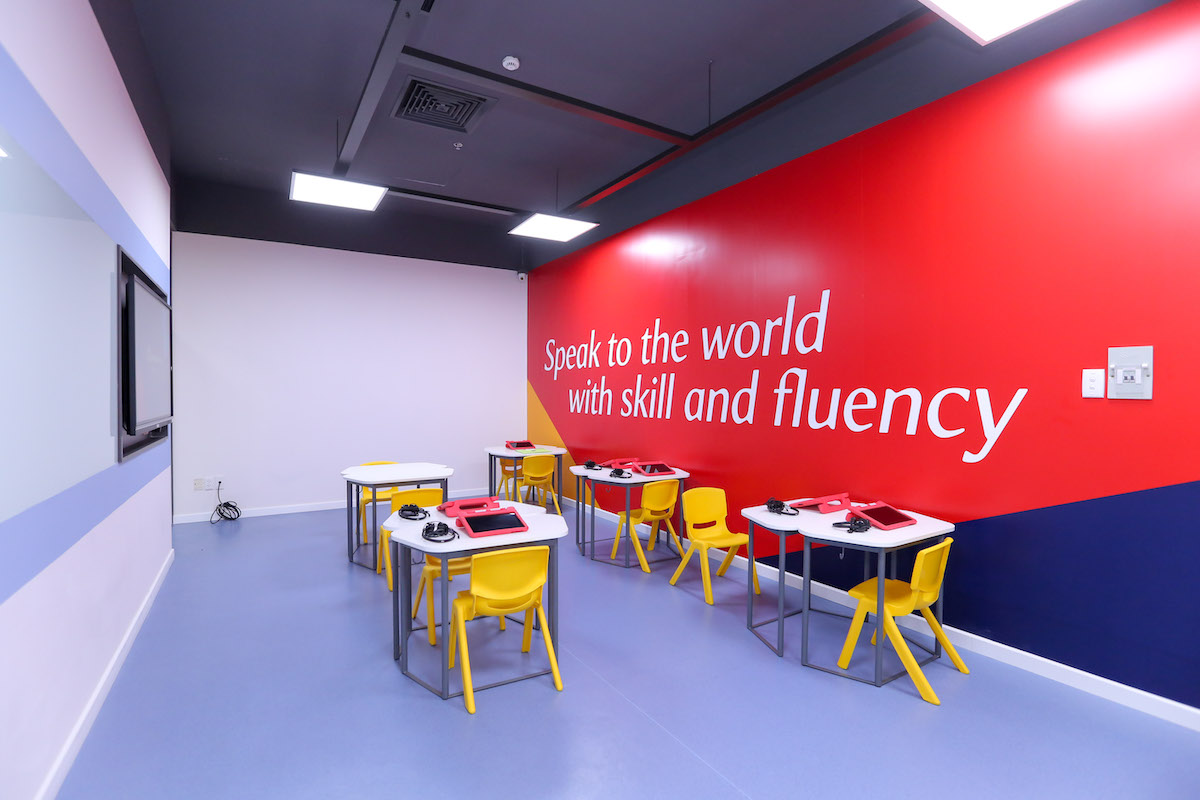 English learning space at ALAB. Photo by ALAB