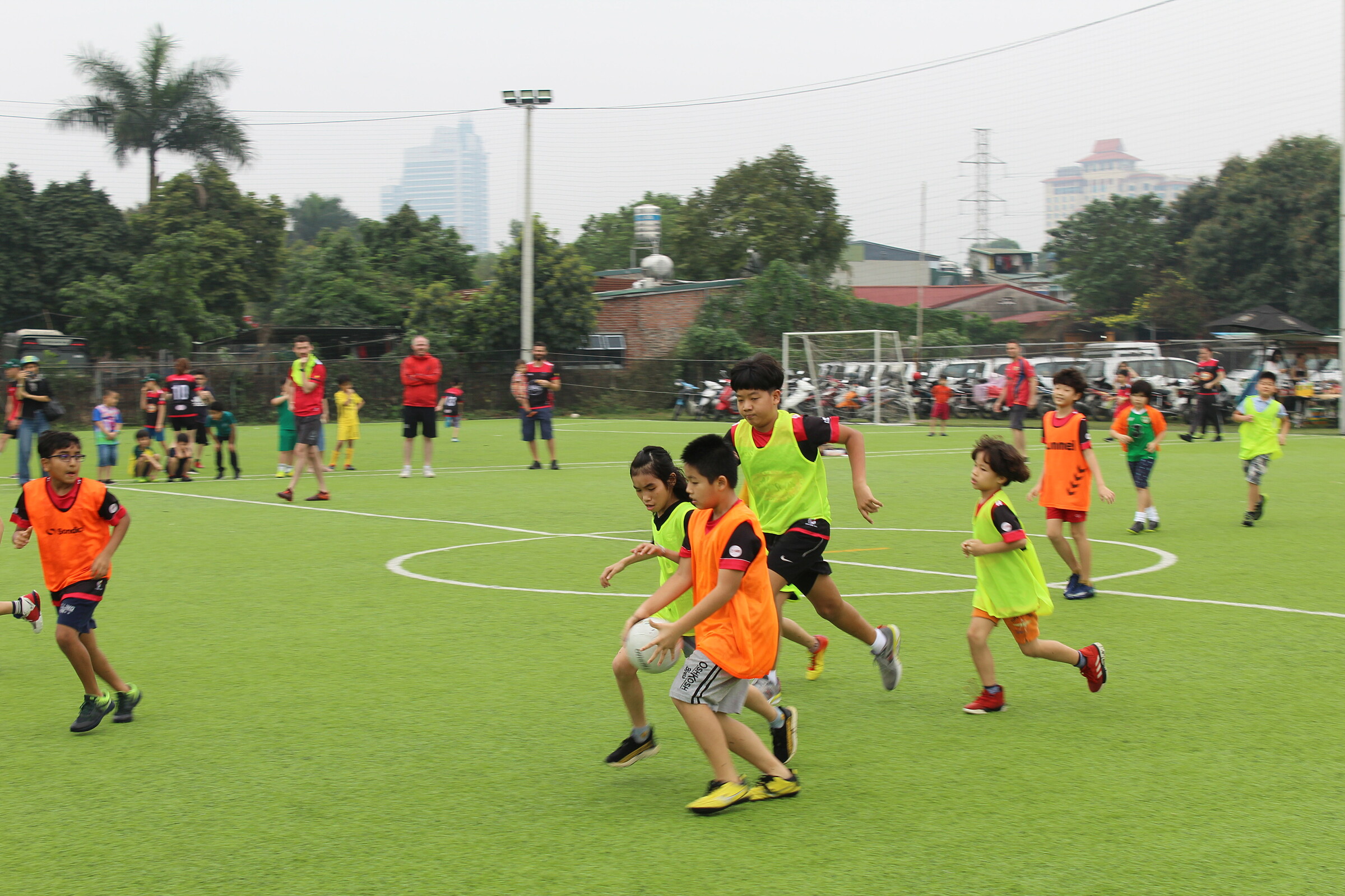 Kids of all ages participate in a sport previously foreign to them.