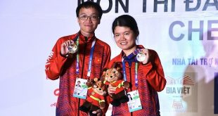 Couple win gold medals just minutes apart at SEA Games