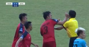 Two-year football ban for player who punched referee