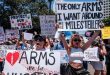 Thousands of protesters demand action on US gun violence