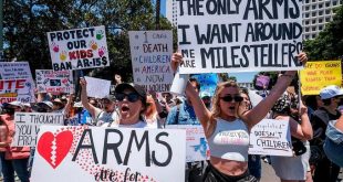 Thousands of protesters demand action on US gun violence