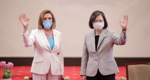 Pelosi hails Taiwan's free society as China holds military drills, vents anger