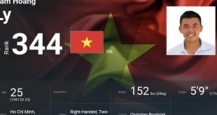 Vietnam tennis ace jumps to career-high world ranking