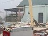 Storm Noru near Da Nang, collapses houses