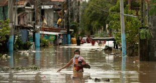 Swathes of land swamped in Philippines after typhoon