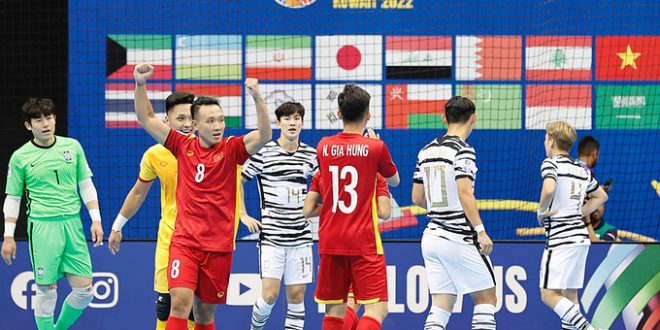 Vietnam start Futsal Asian Cup with big win against S. Korea
