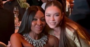 Vietnamese actress reunites with Naomi Campbell at fashion charity event