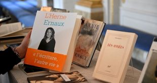 French author Annie Ernaux wins 2022 Nobel Prize for Literature