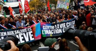 Thousands take to the streets of Paris to protest soaring prices