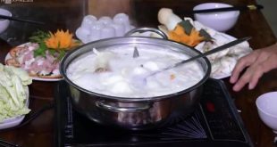 Vietnam restaurant serves a milky hotpot