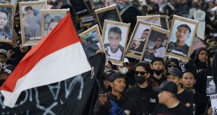 Indonesians march for justice after deadly football stampede