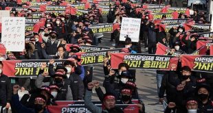 South Korea truckers strike again, threatening supply chains