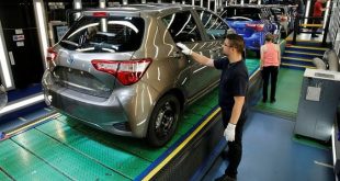 Toyota's Nov global vehicle production rises 1.5% to record 833,104