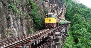 Irish tourist falls to death from moving train on Thailand's Death Railway
