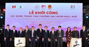 Aeon builds first mall in Vietnam's central region