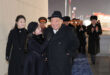 Daughter of North Korean leader Kim shares spotlight with nuclear missiles