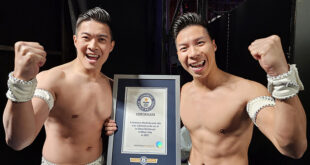 Acrobatic Vietnamese brothers set new world record