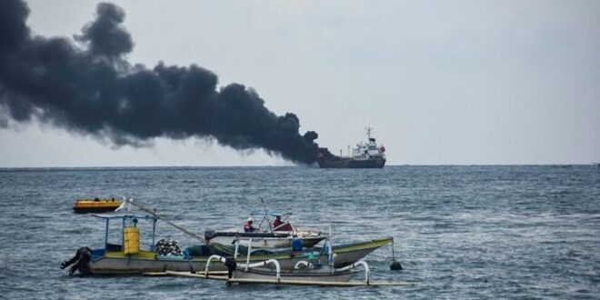 Indonesia’s Pertamina says two crew killed after fire on tanker