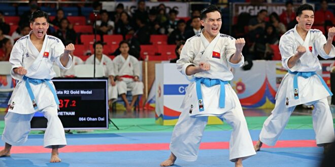 Vietnamese karate dominates Southeast Asia tournament
