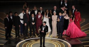 Unconventional 'Everything Everywhere' wins best picture at the Oscars