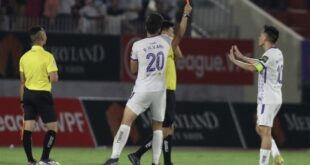 Vietnam star footballer banned for eight matches after referee assault
