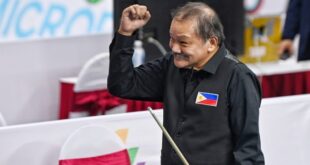 Filipino pool legend Reyes to play SEA Games at age 69