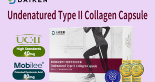 Daiken Biomedical's Undenatured Type II Collagen Wins Two International Awards