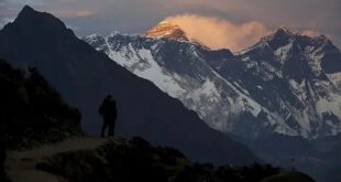 Nepali sherpa becomes world’s second person to scale Everest 26 times