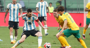Messi nets his fastest Argentina goal in win over Australia